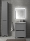 Style Line Мебель для ванной Бергамо Мини 80 серая Люкс антискрейтч Plus – картинка-33